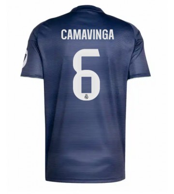 Real Madrid Eduardo Camavinga #6 Segunda Equipación 2025-26 Manga Corta Real Madrid Eduardo Camavinga #6 Segunda Equipación 2025-26 Manga Corta